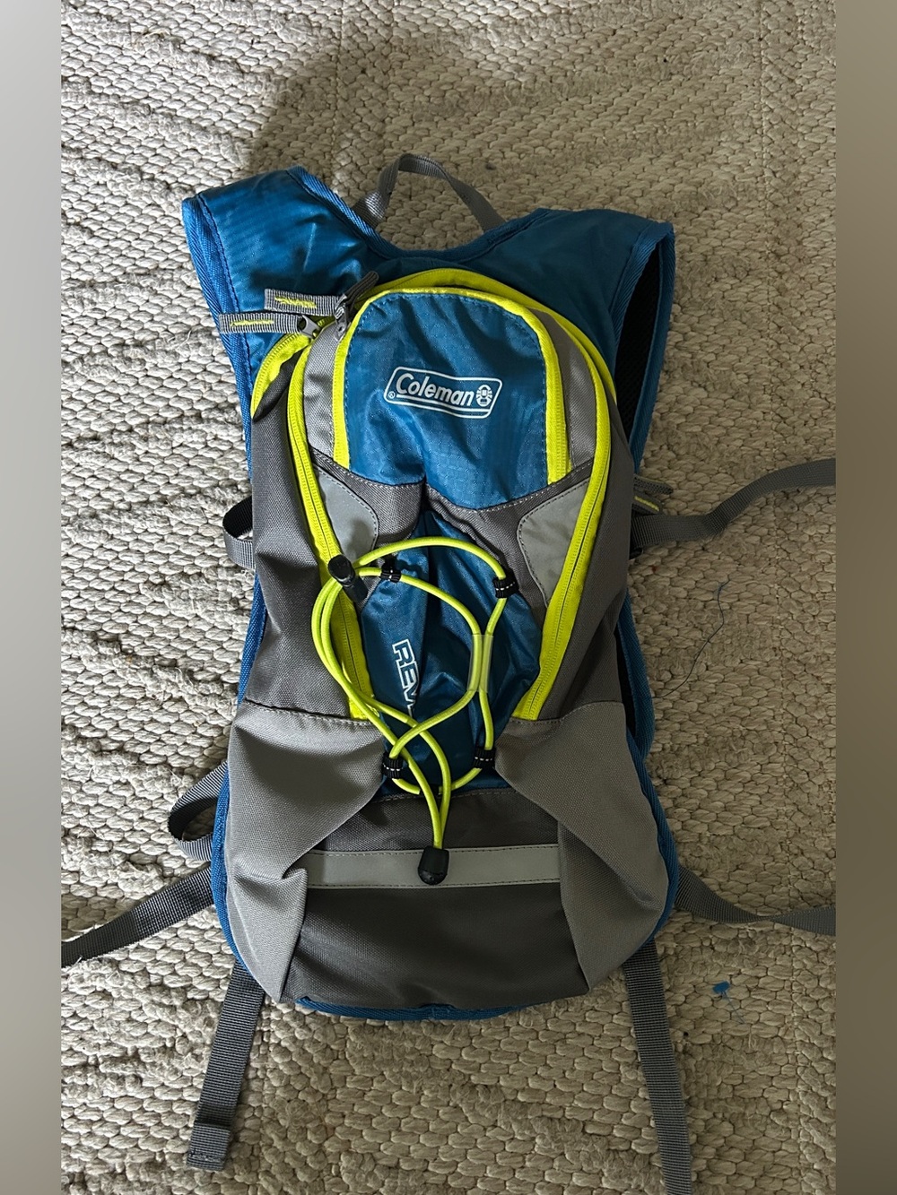 Coleman Revel 8L Hydration Backpack Blue Grey • Pack Shell Only No Bladder